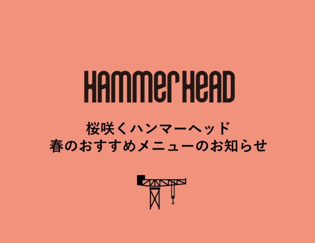 樱花开花的锤头春天的推荐的菜单的通知 活动 信息 横滨锤头